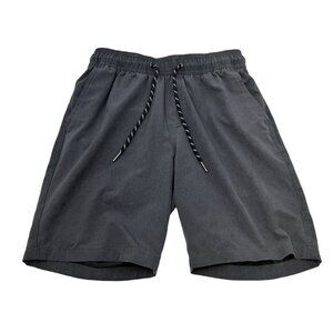Departwest Men’s Drawstring Lightweight Shorts Charcoal Size XS Pockets